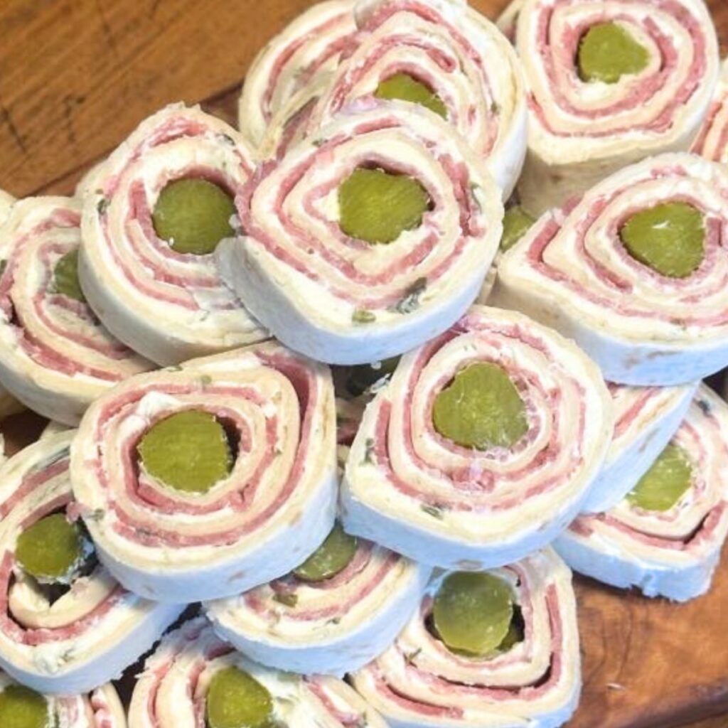 Dill Pickle Roll Ups (Pinwheels)