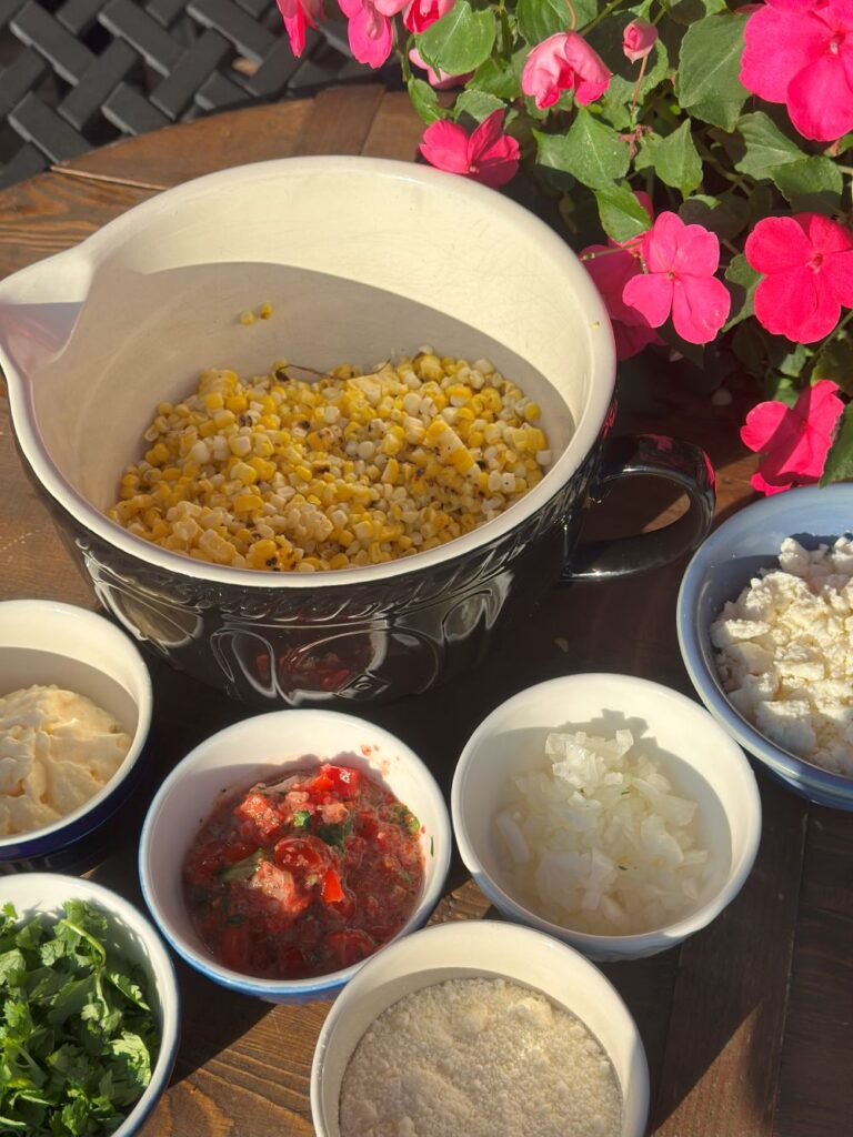 Mexican Street Corn Salad Ingredients