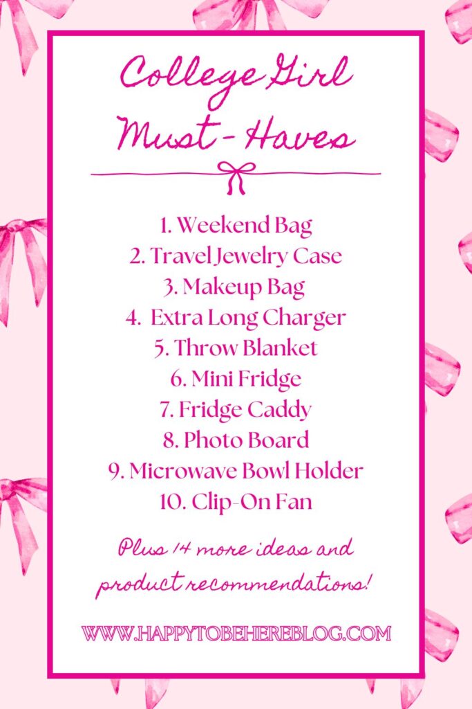 More College Must-Haves (24+ Items You Need to Add to Your Packing List Now)