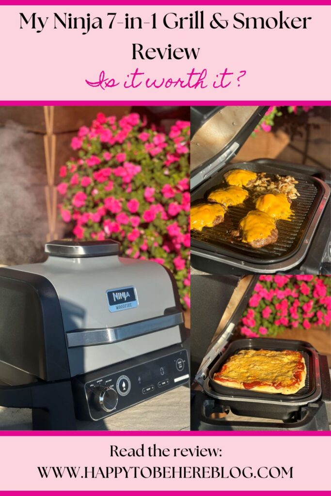 My Ninja Woodfire 7-in-1 Grill and Smoker Review (Pin for Pinterest)