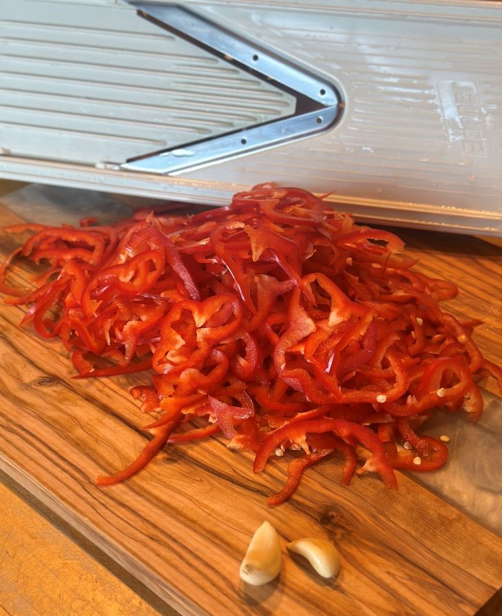 Shaved Red Peppers