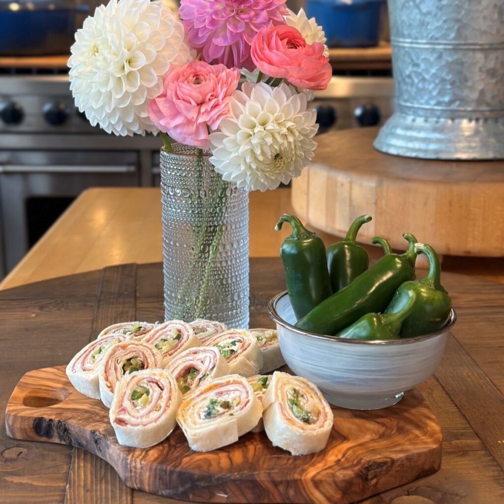 Sweet and Spicy Pepper Pinwheels (Easy Appetizer Recipe)