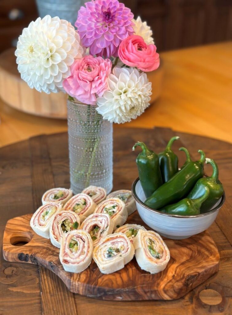 Sweet and Spicy Pepper Pinwheels (Easy Appetizer Recipe)- 2