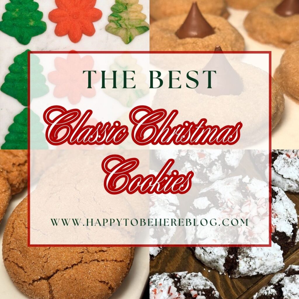 The Best Classic Christmas Cookies Collage of Cookies