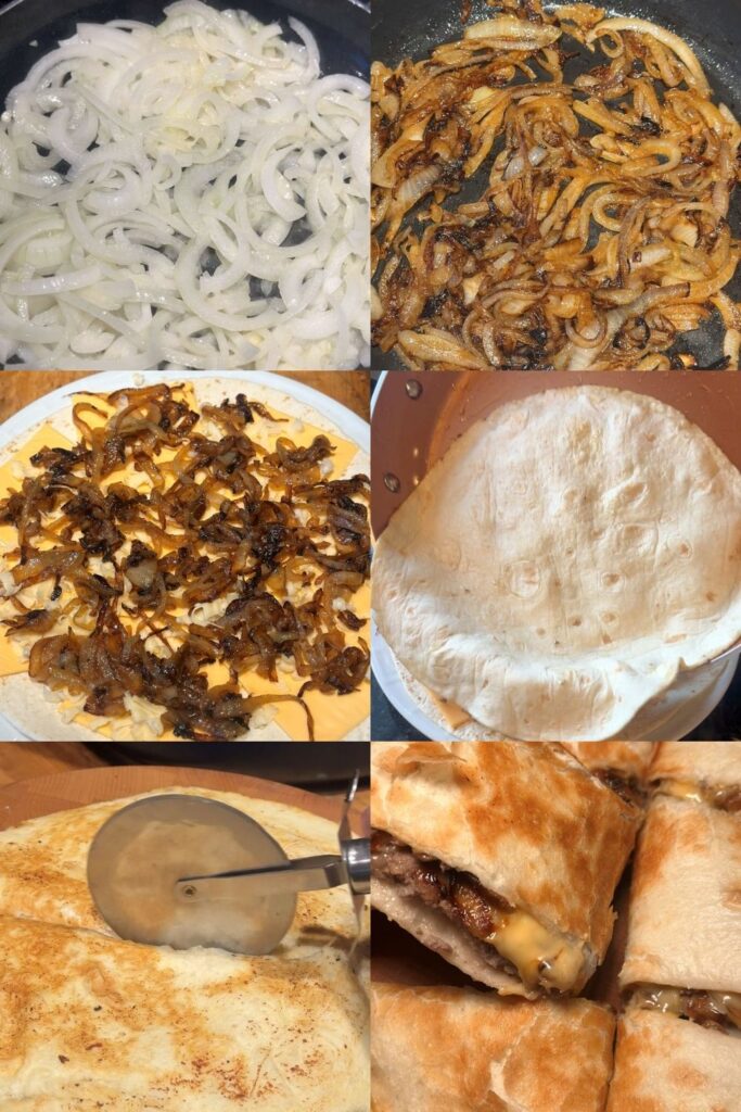 Patty Melt Bites Collage