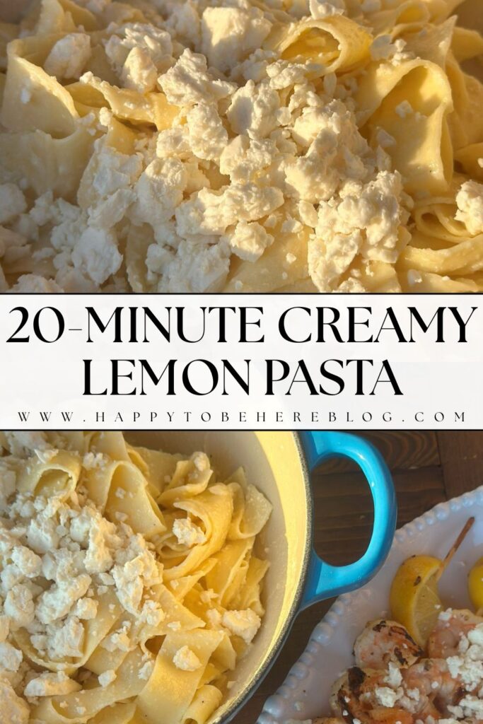 20-Minute Lemon Pasta Pin for Pinterest
