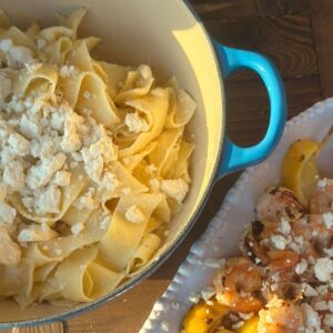 20-Minute Creamy Lemon Pappardelle Pasta
