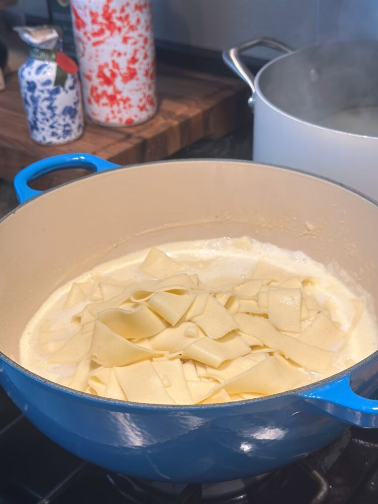 After Adding the Pasta