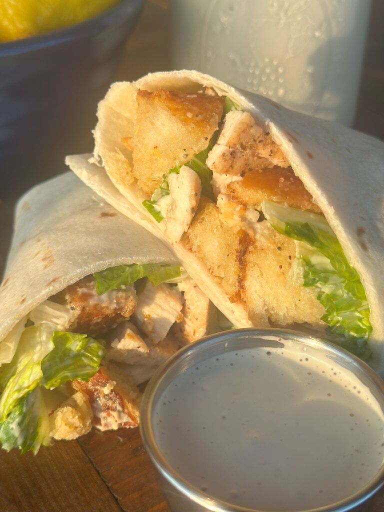 Grilled Chicken Caesar Wraps