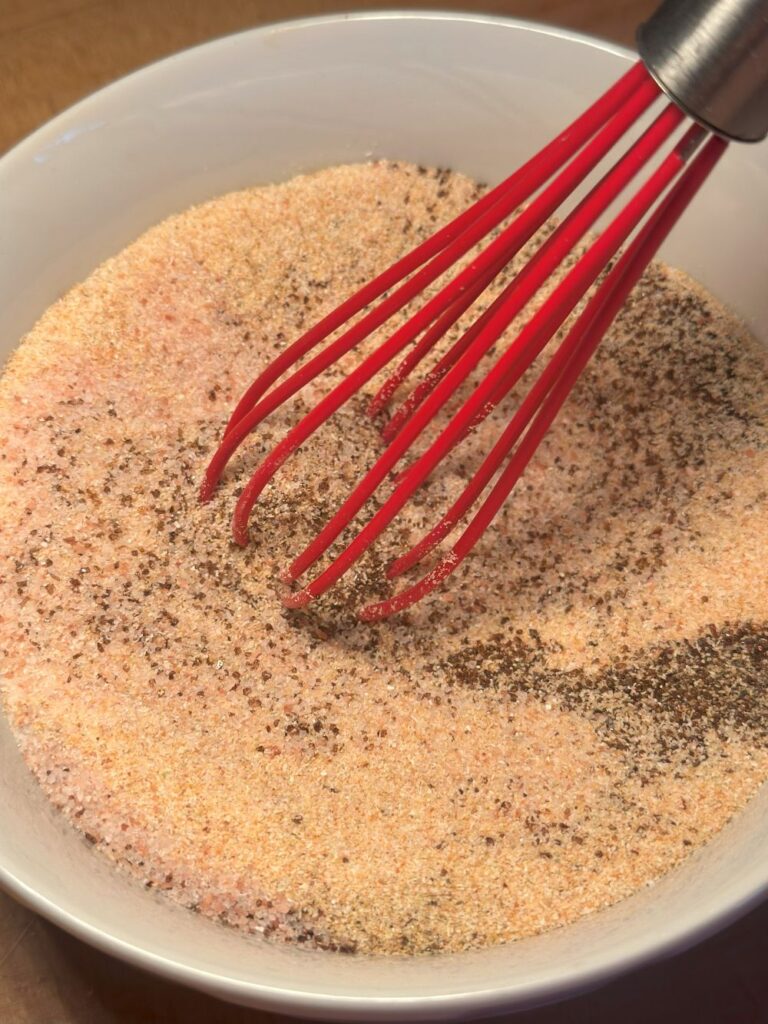 Mixing the Seasoned Salt