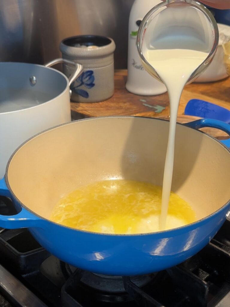 Pouring in the Heavy Cream