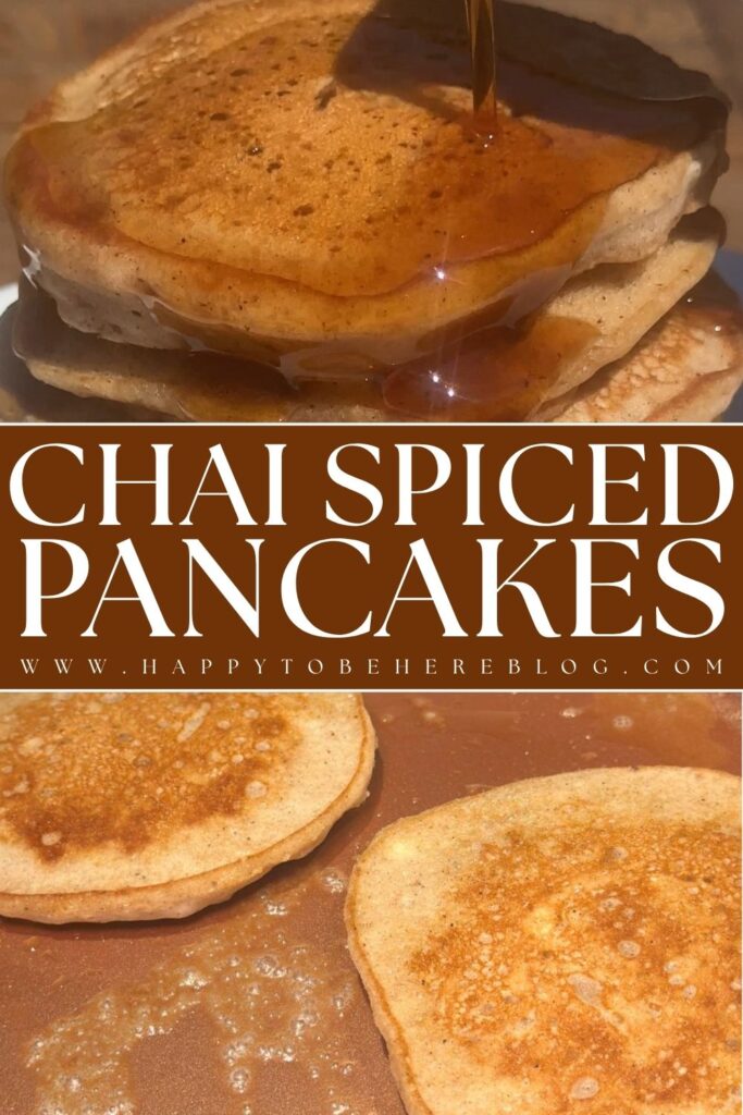Chai Spiced Pancakes Pin for Pinterest