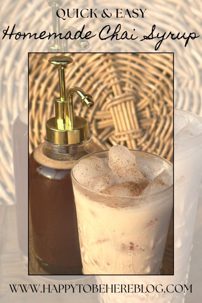 Chai Syrup Pin for Pinterest