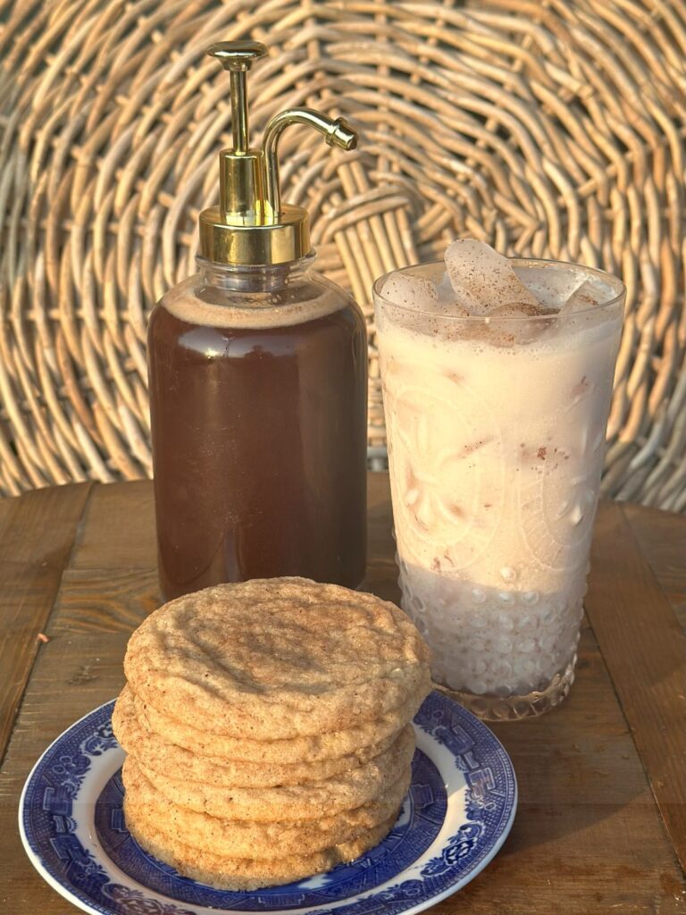 Chai Syrup With Chai Latte and Chai Snickerdoodles