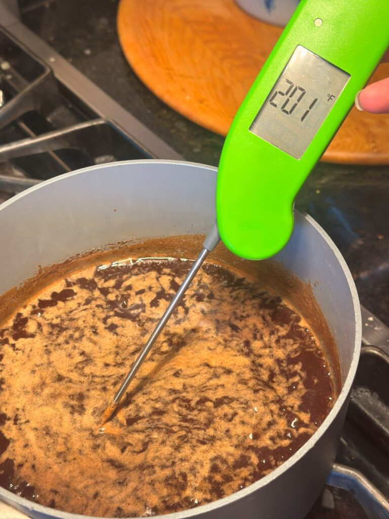 Cooking the Chai Syrup