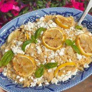 Creamy Lemon Orzo With Feta